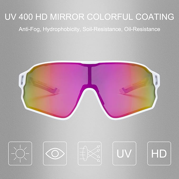 ROCKBROS Polarized Sunglasses UV Protection for Women Men Cycling Sunglasses