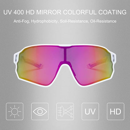 ROCKBROS Polarized Sunglasses UV Protection for Women Men Cycling Sunglasses