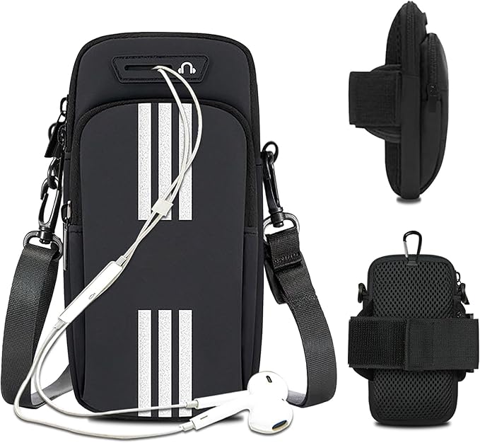 Phone Holder for Running Armband,Cell Phone Purse Small Crossbody Bags for Women Men Kids,iPhone 11 12 13 14 15 Pro Max Xs Xr X 8 7 6 Plus SE Mini Galaxy Ultra S24 Note Pouch,Sports Arm Bands