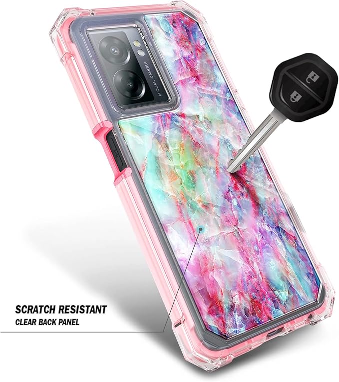 NZND Compatible with OnePlus Nord N300 5G Case with [Built-in Screen Protector], Full-Body Protective Shockproof Rugged Bumper Cover, Impact Resist Phone Case (Fantasy)