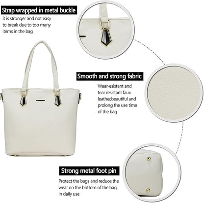 2E-youth Designer Purses and Handbags for Women Satchel Shoulder Bag Tote Top Handle Bag