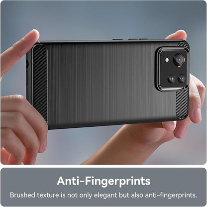for ASUS Zenfone 11 Ultra Phone case, Shockproof, Scratch Resistant Carbon Fiber Jacket, Soft TPU,for Zenfone 11 Ultra case (Black)