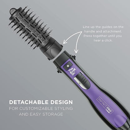 INFINITIPRO BY CONAIR The Knot Dr. Extra Small Oval Brush for Loose Curls on Short to Medium Hair, Compatible with The Knot Dr. Dryer Brushes