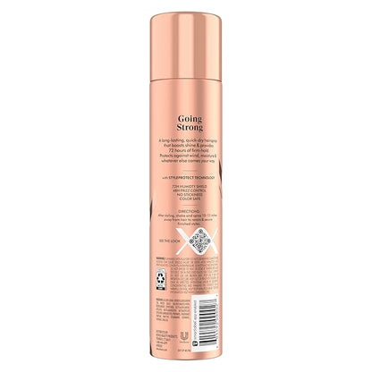 Nexxus Maximum Hold Finishing Hair Spray, for Control, Hold Hairspray for Women Hair Styling, Pink, 10 oz