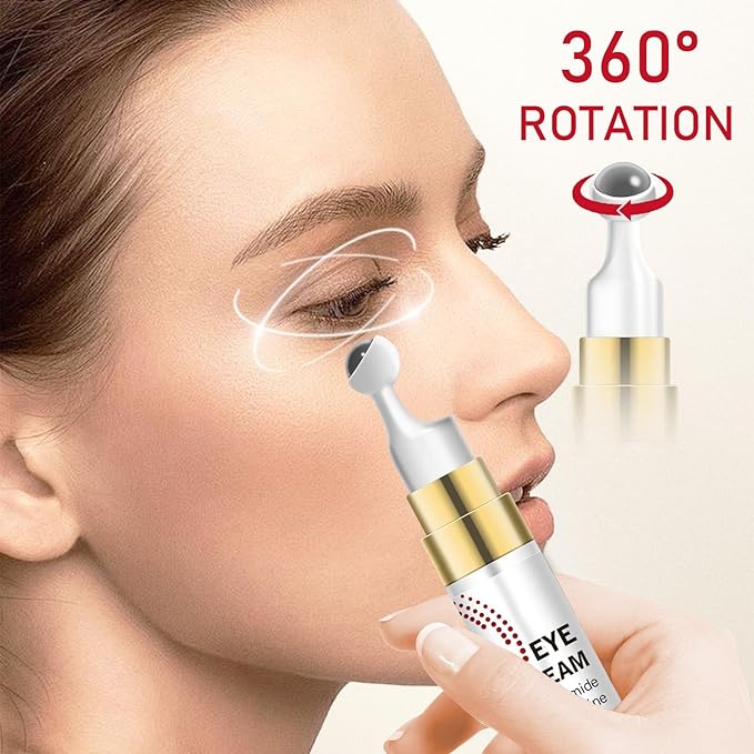 6% Caffeine Eye Cream for Anti-Aging with Retinol Niacinamide Collagen, Under Eye Cream for Dark Circles Fine Lines Wrinkles Puffiness and Bags Under Eyes, Eye Bags Treatment for Women & Men, 0.5 oz