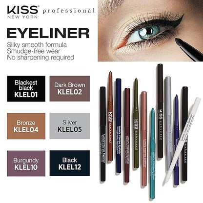 Professional Luxury Intense Eyeliner (3 PACK, Black)