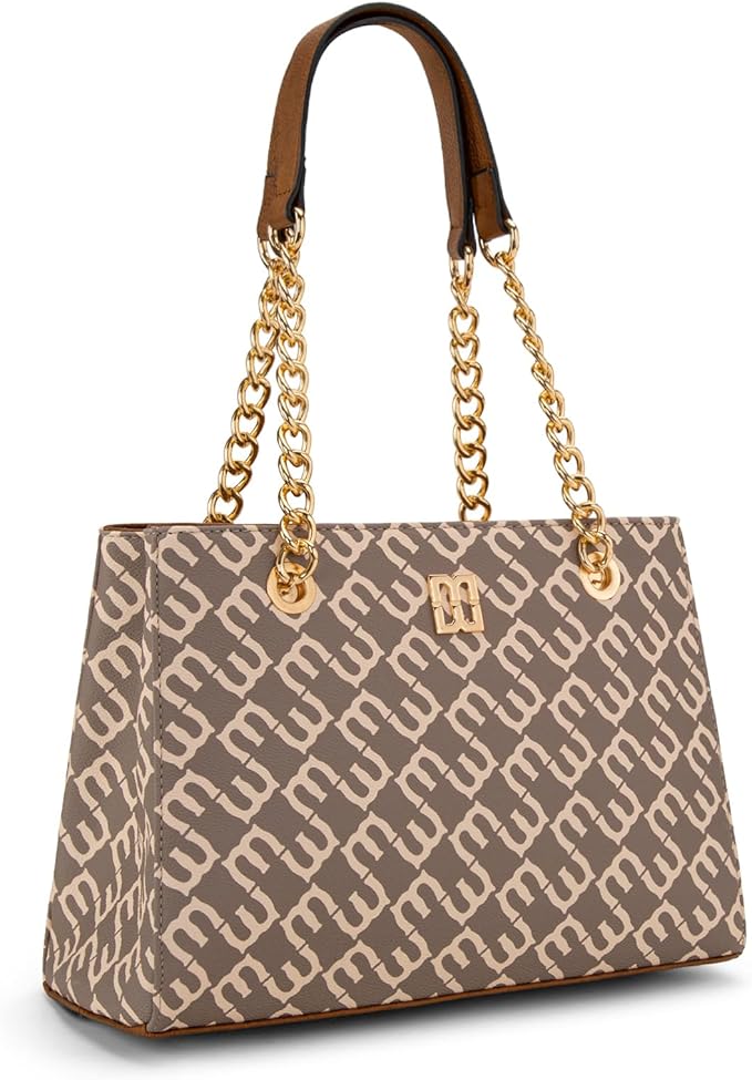 Montana West MEDIUM Tote Bag for Women Quilted Chain Handbags Shoulder Purse