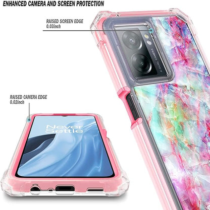 NZND Compatible with OnePlus Nord N300 5G Case with [Built-in Screen Protector], Full-Body Protective Shockproof Rugged Bumper Cover, Impact Resist Phone Case (Fantasy)