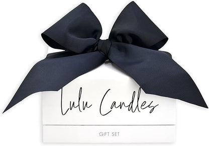 Lulu Candles | 1- Jasmine,Oud & Sandalwood | 1- Sexy Man | 1- Fresh Linen | 1- Pinepple Evergreen | Luxury Gift Set | Hand Poured in The USA | 6 Oz. - 4 pcs