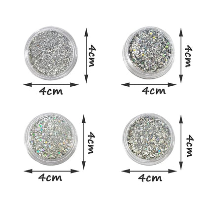 Nail Art Rhinestones Flatback Rhinestones Nail Charms Fine Glitter Nail Art Supplies Mixed AB Crystals Nail Gems 1mm Glitter Powder Luxury Design Nail Accessories for Women Nail Decorations.