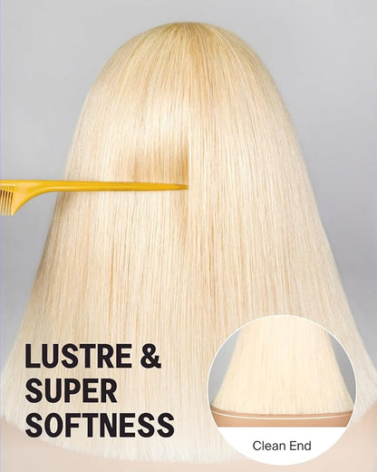 613 Bob Wig Human Hair Glueless Ready to Go Blonde Wig Human Hair Pre Plucked Pre Cut 6x5 HD 613 Lace Front Wig Human Hair 12Inch