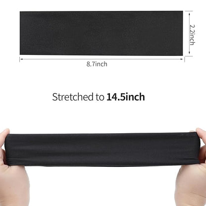8 Pack Sport Headbands for Women, Elastic Soft Fabric Non-Slip Hair Bands Hair Warp for Daily Workout Yoga Running Sports