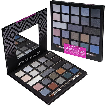 SHANY Eyeshadow Palette - 23 Pigmented, Long-Lasting & Blendable Matte/Shimmer Eye Color Shades for All Skin Tones - After-Hours