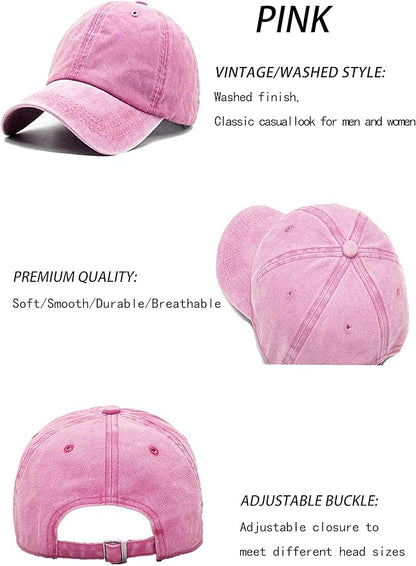 Mommy Jennie Unisex Vintage Washed Distressed Baseball-Cap Twill Adjustable Dad-Hat