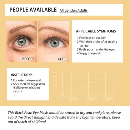 24k Gold Under Eye Patches, Eye Mask for Puffy Eyes Dark Circles Bags and Wrinkles, Moisturizing Fine Lines Under Eye Patches for Women (30 Pairs)