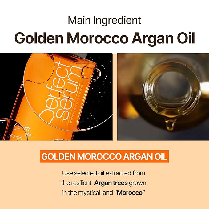 Mise En Scene Hair Mist by Perfect Serum | Non greasy Leave-In Conditioner for 2 Way Use, Golden Moroccan Argan Oil, Nourishing 7 Oils, Chemical-Free Formula, 5.07 Fl. Oz.(150ml)