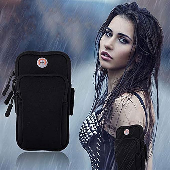 Phone Holder for Running Armband iPhone 16 16e 15 14 13 12 11 Pro Max Xs Xr X Plus SE Mini Pouch,Samsung Galaxy S25 S24 S23 S22 S21 Ultra Note 20,Black Cell Phone Arm Bands Sleeve Sports Gym