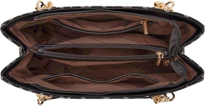 Montana West MEDIUM Tote Bag for Women Quilted Chain Handbags Shoulder Purse