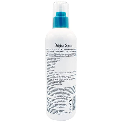 Original Sprout Miracle Detangler Spray, Lightweight Non-Greasy Leave-In Conditioner Spray for All Hair Types, Smooths, Softens & Detangles, Vegan, Cruelty-Free, Safe for Kids & Adults, 12 fl oz