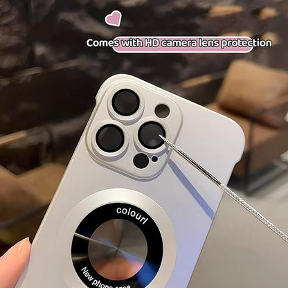 Compatible with iPhone 14 Pro Silicone minimalist Case with Camera Lens bumper, Frameless Design, ultra thin and Shockproof Case, Simple and Practical Impact Protection Case., Titanium