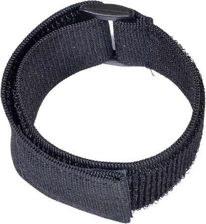 HYS Adjustable Elastic Armband Strap Bundle for Universal Silicone, Leather, Nylon Holster Case with Armband Slots (Black, 1)