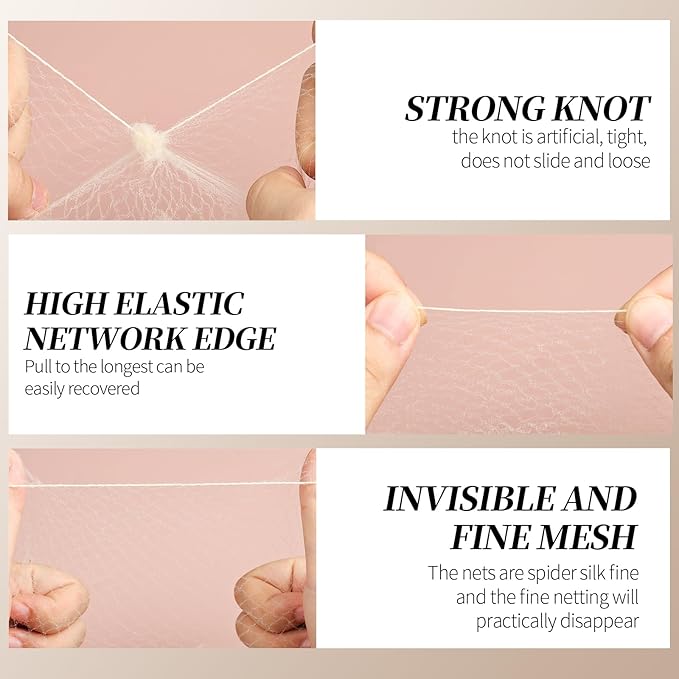 Teenitor Hair Bun Maker Kit, 4pcs Medium Size Donut Bun Maker, 10pcs 50cm Invisible Hair Nets, 10pcs 6cm Hair Bobby Pins, Hair Bun Shaper Set, Beige