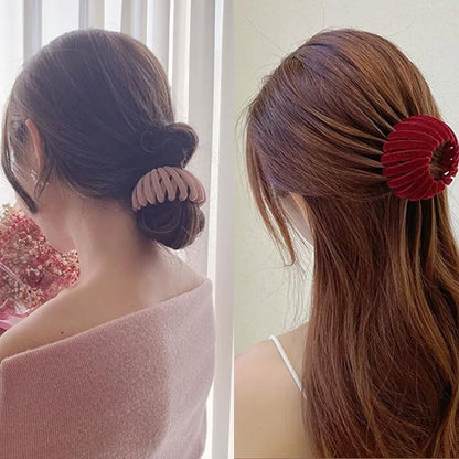 3PCS Women's Hair Accessories, Bird Nest Magic Hair Clip, Hair Bun Clip