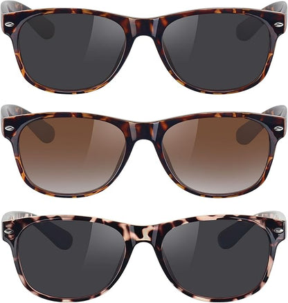 MEETSUN Classic Polarized Sunglasses for Women Men Trendy Retro Sun Glasses for Driving UV Protection (3 Pack)