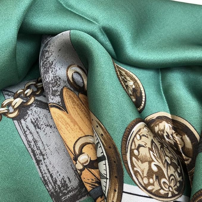 100% Pure Mulberry Silk Scarfs 26"x26" Square Scarf Women Neckerchief Headscarf hair scarf bandana Gift Packed