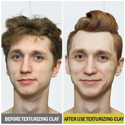 Hair Clay For Men, Extreme Hold & Matte Finish Molding Hair Styling Products, 24 Hours Hold and Easy Wash Hair Wax Paste, No-greasy Formula, Volumizing & Texturizing Men's Hair Clay Paste
