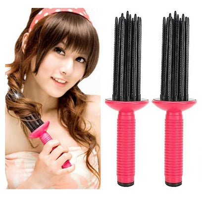 17 Teeth Curl Defining Brush, Professional Hair Styler Tool for Curly Hair, Salon and Home (2Pcs)