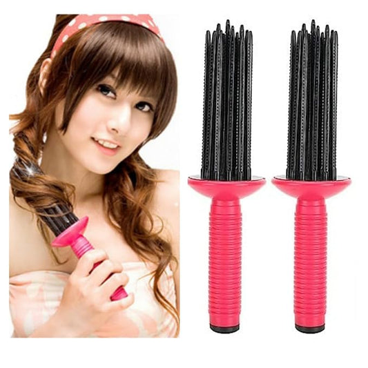 17 Teeth Curl Defining Brush, Professional Hair Styler Tool for Curly Hair, Salon and Home (2Pcs)