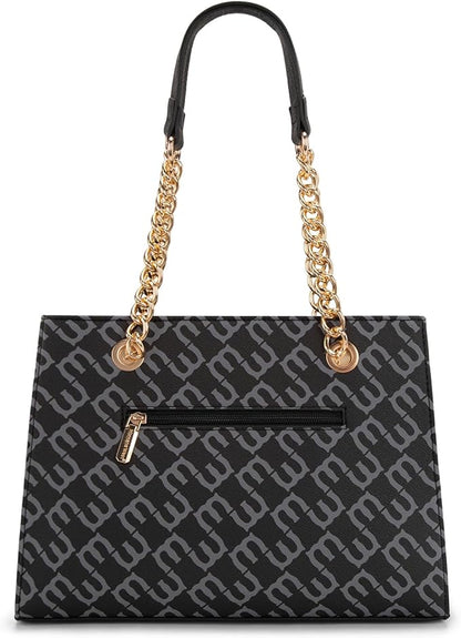Montana West MEDIUM Tote Bag for Women Quilted Chain Handbags Shoulder Purse