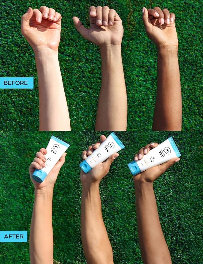 BE YOU BODY | Body Leg Perfecting Bronzer | Instant Healthy Waterproof Wash Off Radiant, Sun Free Natural Looking Transfer & Sweat Resistant Glowing Tan | No Orange Skin, No Stink, No Streak.