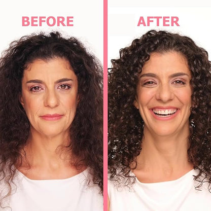 3-In-1 Styling Cream for Flyaways - Anti-Frizz Cream to Define All Hair Types & Textures - Add Shine and Smoothness with Brush