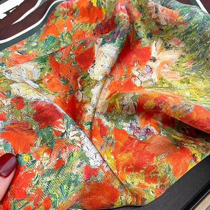 100% Pure Mulberry Silk Scarfs 26"x26" Square Scarf Women Neckerchief Headscarf hair scarf bandana Gift Packed