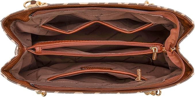 Montana West MEDIUM Tote Bag for Women Quilted Chain Handbags Shoulder Purse