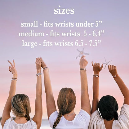 K'lani Focus Bracelets for Women – Elastic Bracelets and Boho Hair Ties – Cute Hair Ties for Women and Hair Tie Accessories – Stylish Bracelets Boho Style for Hair and Wrist – Set of 5 (Medium)