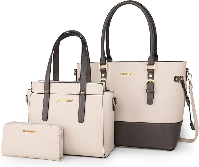 Montana West 3PCS Purses for Women Tote Bag and Wallet Set Shoulder Satchel Handbags