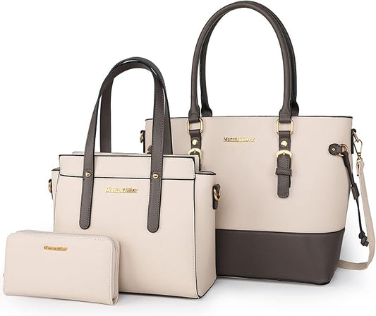 Montana West 3PCS Purses for Women Tote Bag and Wallet Set Shoulder Satchel Handbags