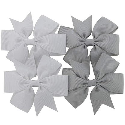 60Piece Grosgrain Ribbon Pinwheel Hair Bows Boutique Bow Alligator Clips For Girls Toddlers Teens Gifts In Pairs