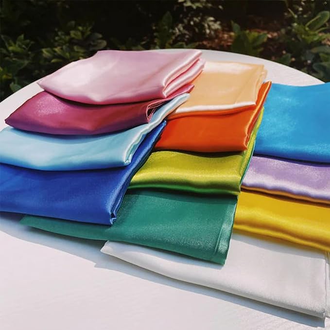 35" Satin Head Scarf Large Square Scarf Silk Feeling Fashion Hair Wrapping Scarves for Women Girls