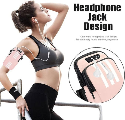 Small Crossbody Bags for Women Kids,2 Pack Armband Cell Phone Holder for Running Pouch,Walking,Workout,Exercise,Sport Arm Band,iPhone 16 15 14 13 12 11 Pro Max Xs 16e Xr X 8 Plus Galaxy Ultra