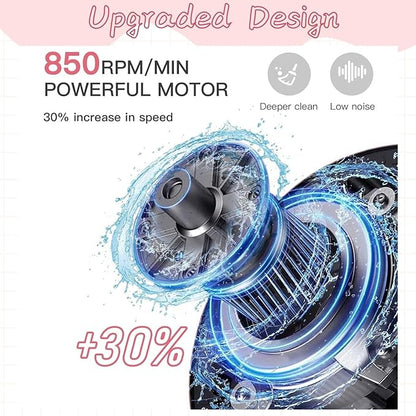 3-In-1 Makeup Brush Cleaner Machine, Electric Makeup Brush Cleaner & Dryer-Fast, Efficient Brush Cleaning, Drying, and Sanitizing for Flawless, Hygienic Makeup Application