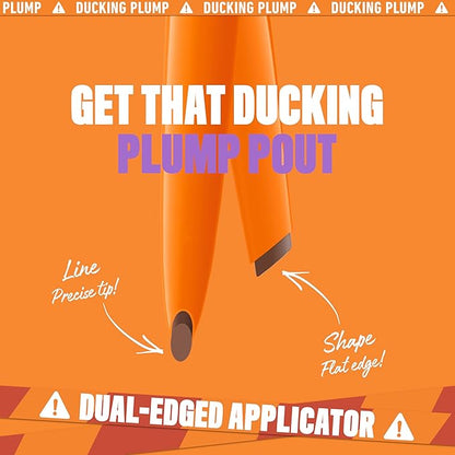 NYX PROFESSIONAL MAKEUP Duck Plump Plumping Lip Liner, Matte Pencil With Up To 10HR Wear, Flirty Flip (Pink Lip Liner)