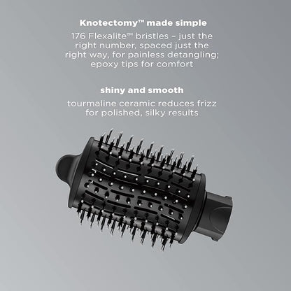 Conair INFINITIPRO BY CONAIR Large Oval Brush, Create Glam Waves on Medium to Long Hair, Compatible with INFINITIPRO BY CONAIR The Knot Dr. Dryer Brushes