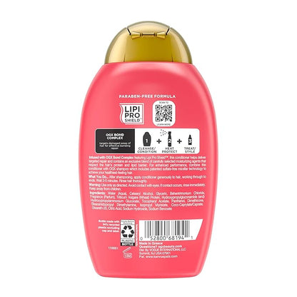 OGX Repair & Protect Bond Protein Repair Conditioner, Lightweight Conditioner Targets Damaged Areas of Hair for Effective Bond Repair, Sulfate-Free Surfactants, 13 fl. oz