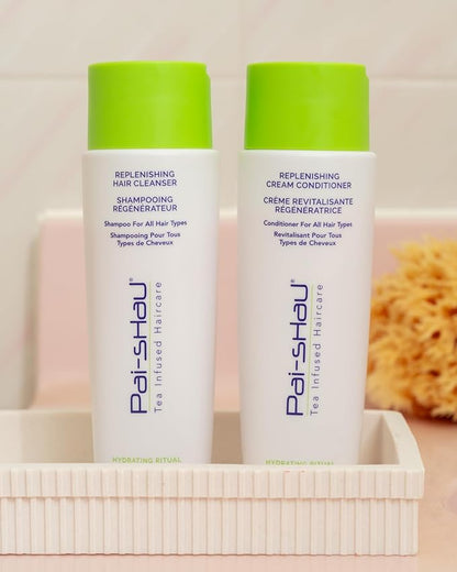 Pai-Shau Replenishing Cleanser and Conditioner Set - Hydrating Shampoo and Conditioner for All Hair Types - 2x250ml
