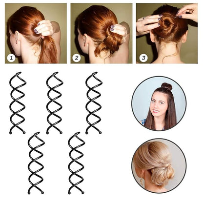 Winkeyes Hair Styling Set - DIY Hair Braiding Tool Kit with Hair Modelling Accessories for Simple and Fast Spiral Braids