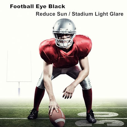 Mysense Eye Black Stick Pack, Sports Face Paint Eye Black for Football, Baseball, Softball, Lacrosse, Halloween Costume Cosplay Makeup, 6Pcs
